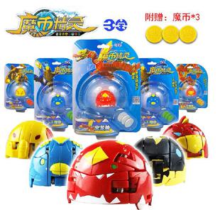 正版玩具_魔币精灵玩具520001-5卡装金翎虎王兽... i02.c ...
