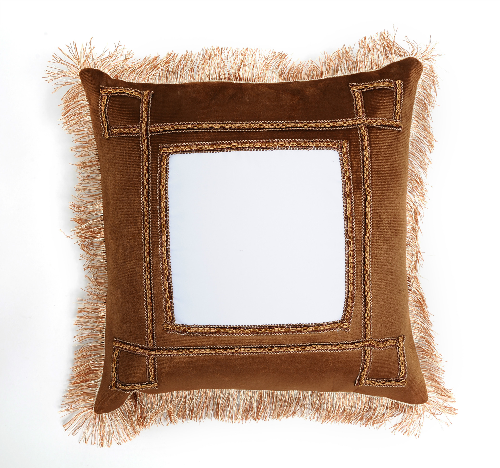 P25 欧式抱枕-咖啡方形