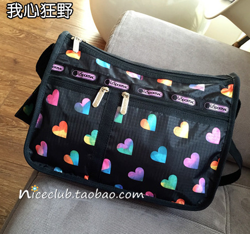 力士保,2015新款热卖单肩斜挎两用包,7507大号我心狂野