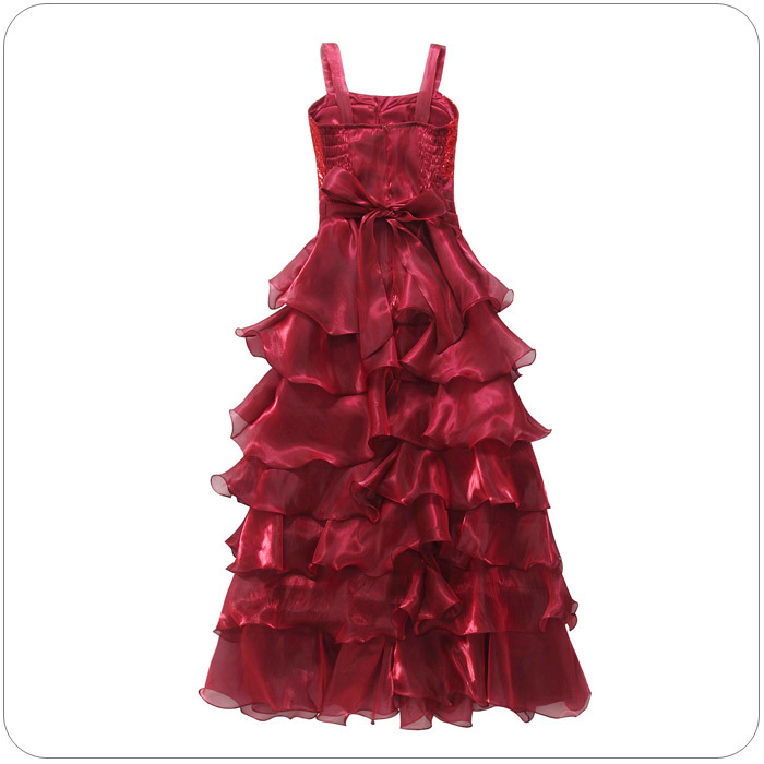 the fat Extra large Women's wear Plus Size Fattening evening party Ruffles camisole longuette Evening dress Dress 9725