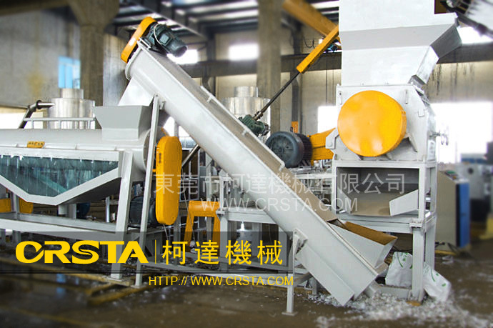 废旧塑料瓶加工厂机械设备,pet瓶回收流水线