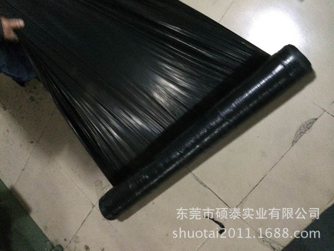 广东农膜厂家直销黑色微膜农用除草膜批发1m*0.015