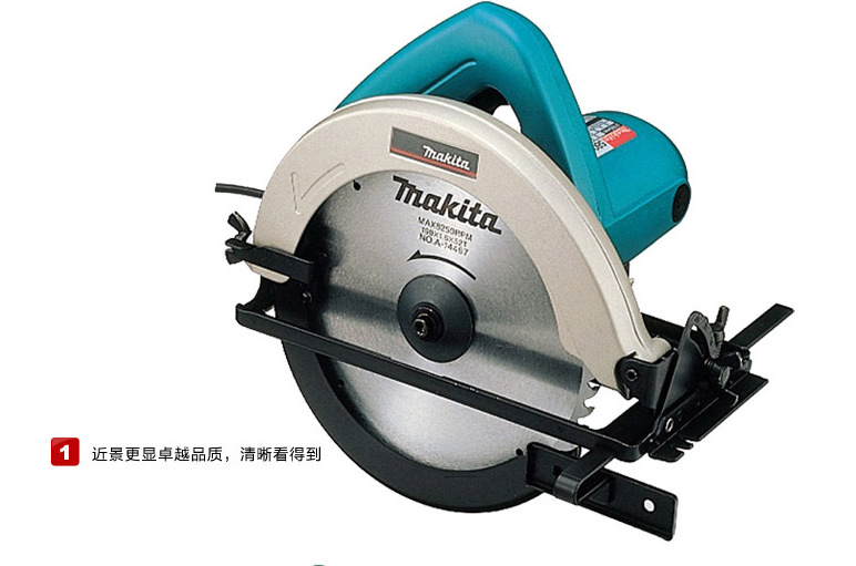 牧田makita电圆锯电动工具木工切割机 5806b交流电 180mm1050w)