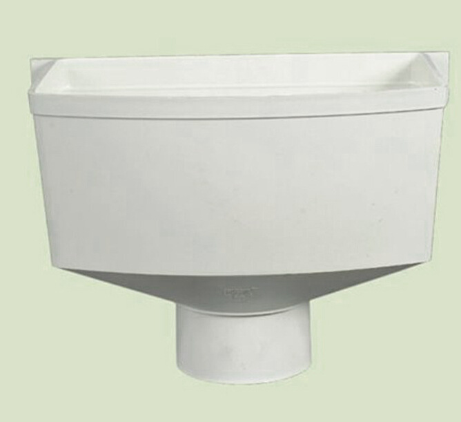 雨水斗pvc-u管件排雨口落水斗排水管件虹吸式国标临沂工厂定做