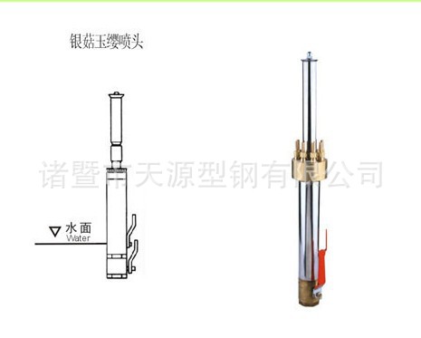 厂家直批玉缨银菇喷头 不锈钢复合喷头 不锈钢银菇玉缨喷头一件起