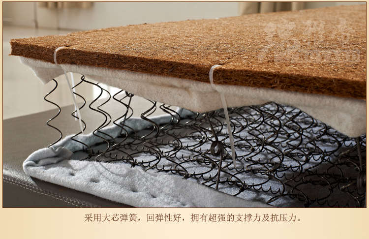 厂家促销3E椰梦维环保椰棕针织面料弹簧22cm席梦思床垫质量保证