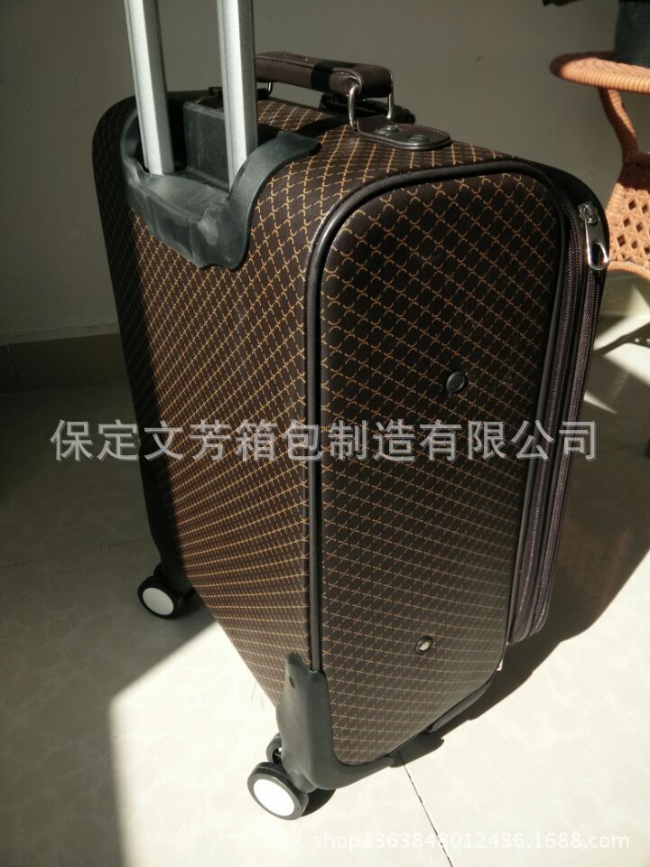 厂家批发复古拉杆箱 pu万向轮行李箱 新款纯色pu旅行箱 外贸出口