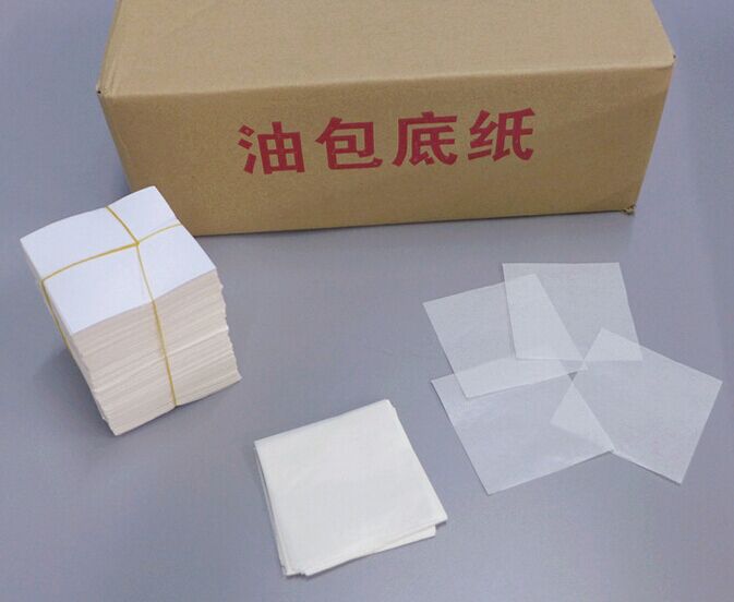 厂价批发7*7 油包底纸 蒸包纸 防油纸 食品级包装 裱花纸 一公斤