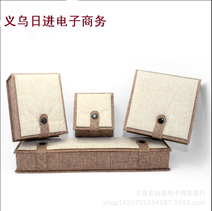Linen belt buckle jewelry box series
