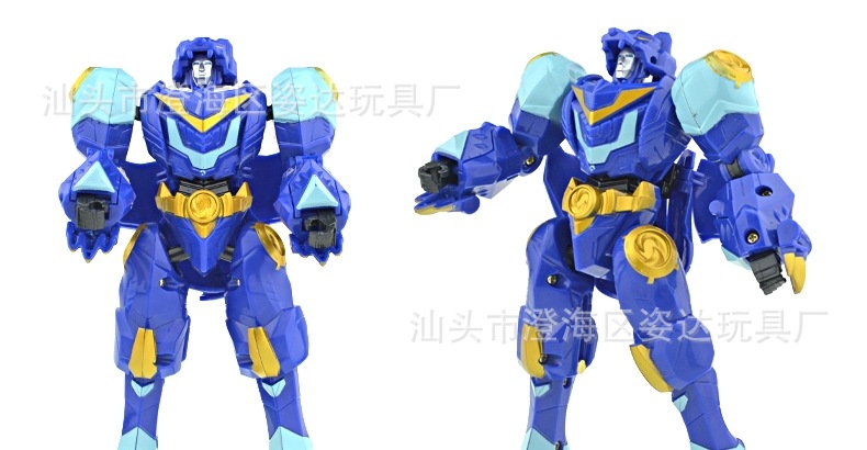 变形合体机器人 儿童玩具 元气星魂2, 元气勇者-8.5寸烈风