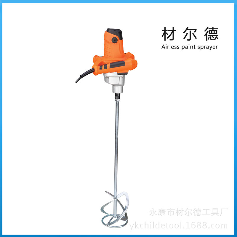 电动搅拌器 手持式搅拌机 调速腻子粉化工搅拌器混泥土搅拌机120a