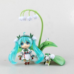 迪瑞手办批发gsc 初音未来雪初音粘土人 493 铃兰花初音手办人偶