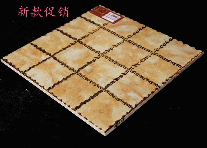 佛山厂家直销镀金抛晶砖300/300 厨房 阳台 电视背景墙砖 地砖