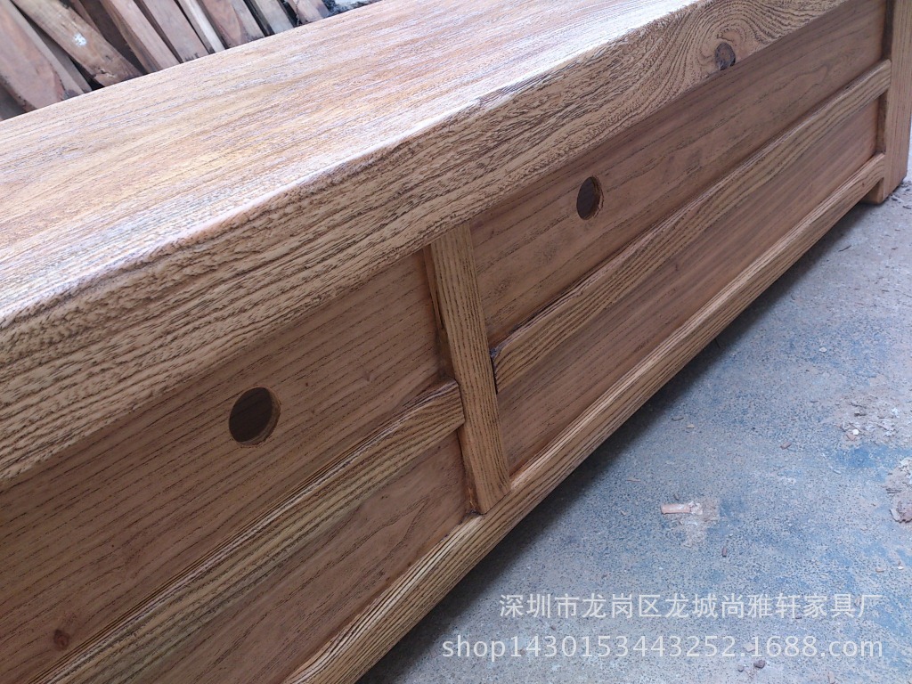 香樟木家具原木电视柜 新品客厅实木视听柜家用组合柜现代中式直