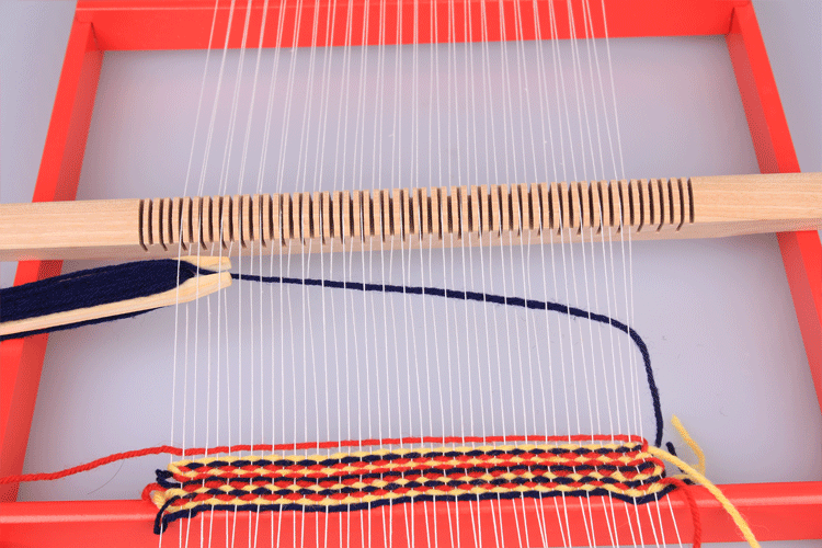 厂家直销新款 特大号手工玩具织布机木制儿童 制作围巾纺车