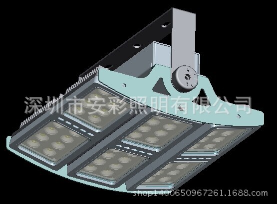 LED投光灯 LED48w/75W户外防水投光灯 美国CREE投射灯 红绿蓝彩色投光灯