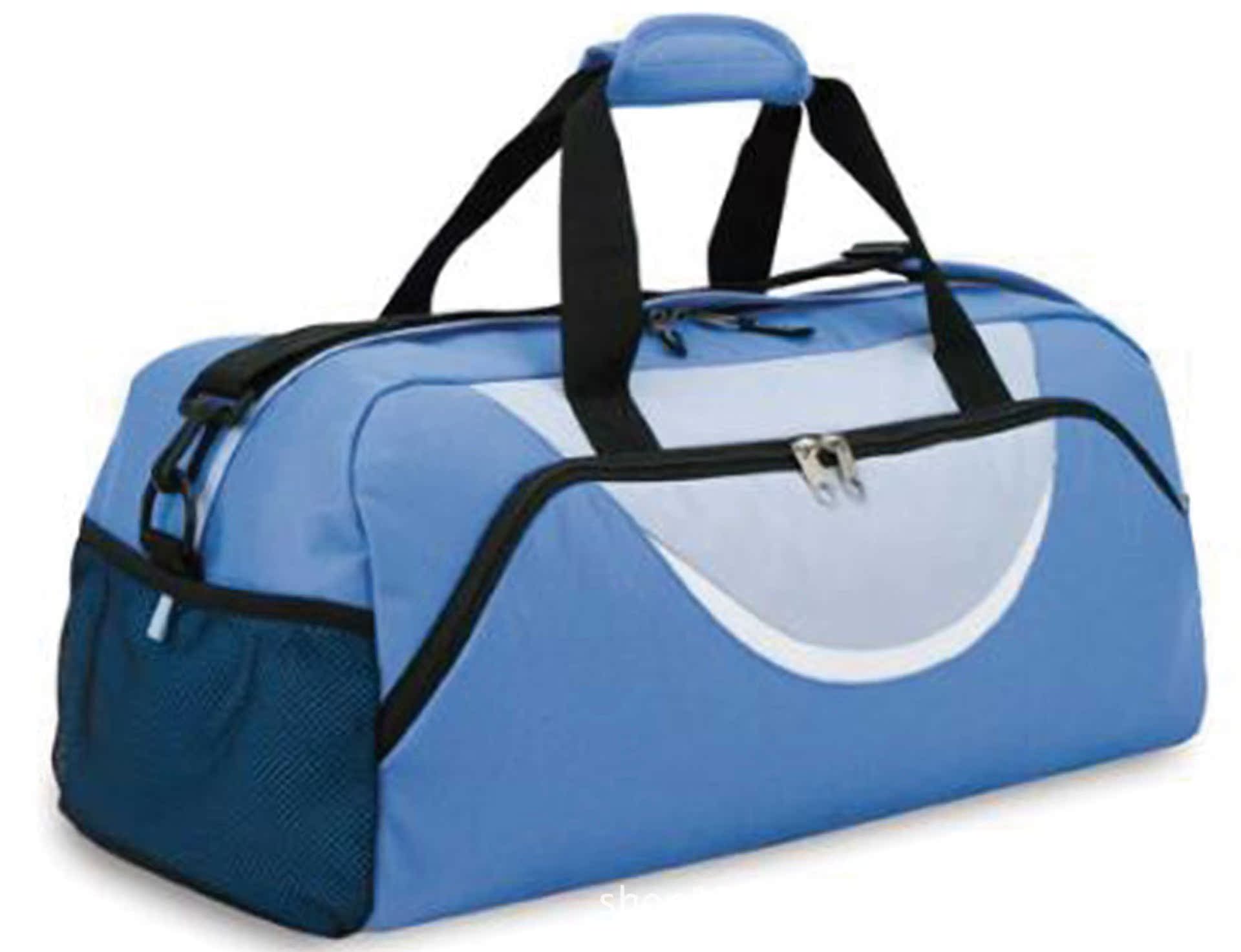 欧美la休闲牛津布旅行袋 真皮行李包 600d绦纶户外旅行包