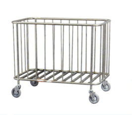 医用护理栅管式建议被服回收车