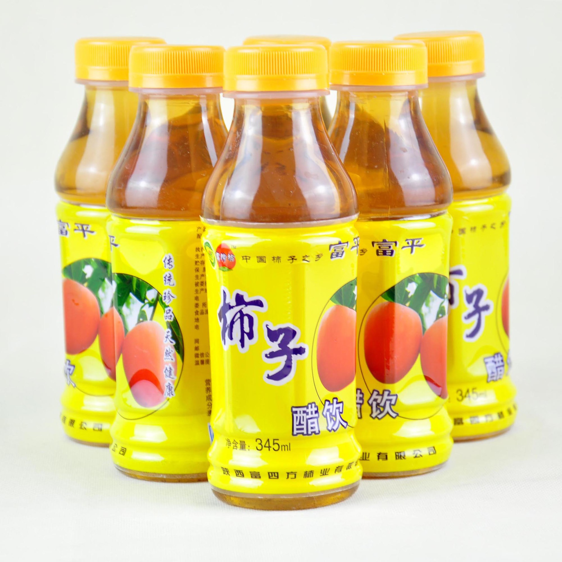 陕西富平柿子醋饮345ml(塑料瓶装)