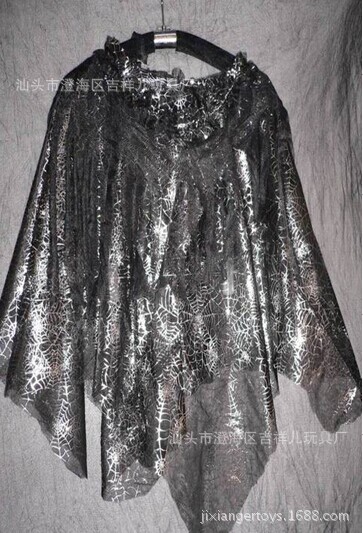 万圣节儿童_道具节日图纸角色圆领披风意思上服装bl2.5米什么蜘蛛图片