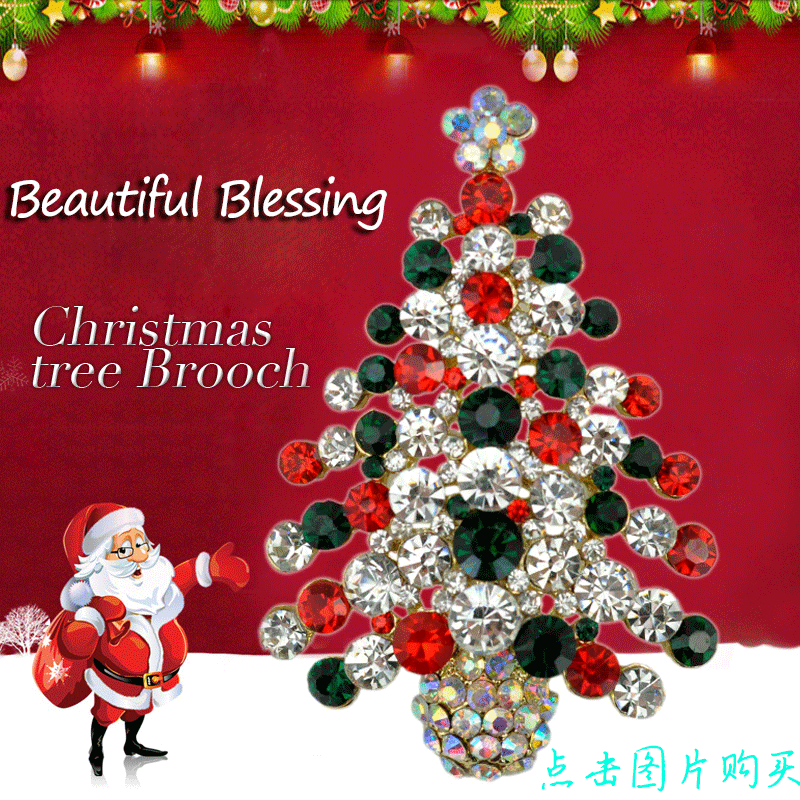 圣诞节胸针 靴子雪人雪橇铃铛胸针胸花 工厂直销 大促销 蝶秀饰品