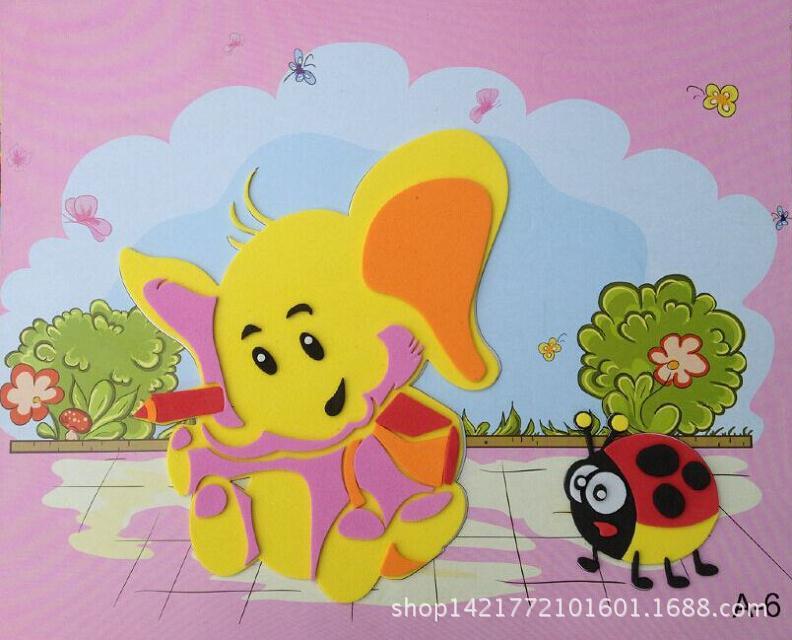 各种动物eva贴画 儿童 手工 3d立体 厂家直销 阿里巴巴 各种动物eva贴画 儿童 手工 3d立体 厂家直销 阿里巴巴