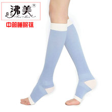 批發高壓力瘦身美體中筒真跟睡眠襪夜間空調襪瘦小腿彈力襪套