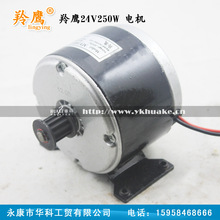 羚鷹迷你電動車配件/小嘟嘟電動車電機/24v250w電機/皮帶傳動電機