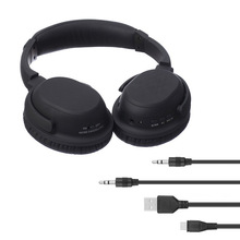 頭戴式藍牙耳機主動降噪HIFI音質立體聲有線手機電腦游戲通用批發