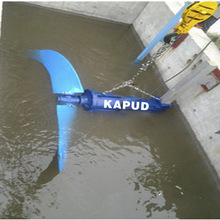 湖南懷化污水處理廠 氧化溝渠潛水推流器  潛水推進器 凱普德