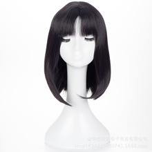 美少女戰士 土萌螢　黑葡萄紫 cos 假發