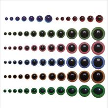 14MM泰迪公仔玩具螺旋眼睛玩具小熊塑料紐扣動物彩色眼睛 DIY材料