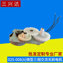 廠家供應微型三相交流無刷電機 手搖式發電機馬達 025-008(A)