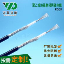 廠家批發RG58同軸線安防監控射頻線多芯導體同軸電纜視頻信號線