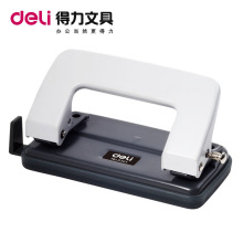 得力0101打孔機顏色隨機二孔打孔器手動打洞器可打10張80g紙