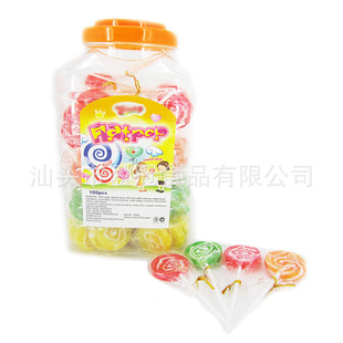 ˮ  Waves shape fruit flavour lollipop