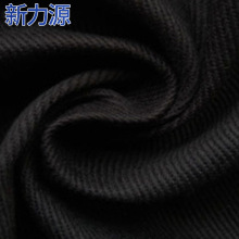 梭織棉斜紋紗卡7*7 粗厚純棉布 全工藝活性黑布 箱包帽子面料