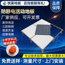 國標全鋼防靜電地板批發 機房監控室pvc架空活動抗靜電高架地板磚