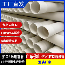 pvc電力管擴口管子穿線管管道通信管穿線管電纜pvc管電纜管白色米