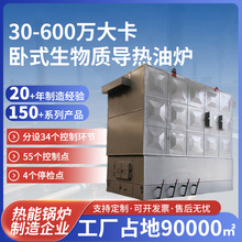 可加工定制30-600萬大卡卧式生物質導熱油爐商用大型生物質鍋爐廠