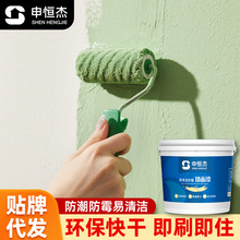 水性內牆乳膠漆室內家用塗料白色牆面修復彩色自刷油漆牆面漆