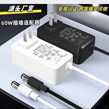 12V5A電源適配器中規美規英規澳規歐白色全系列認證 插牆電源60W