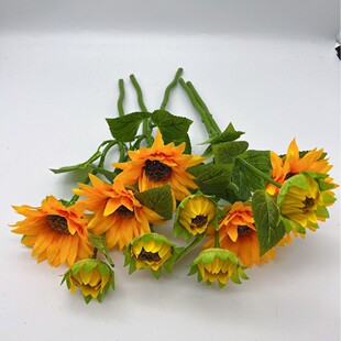 單支向日葵系列太陽花家居裝飾擺設花藝廠家直銷仿真小太陽菊花
