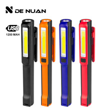 新款USB充電工作燈 帶磁鐵多功能筆形led維修燈 手電筒檢修燈