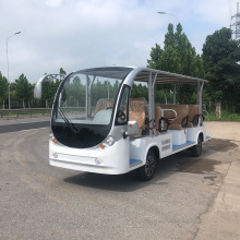 廠家供應旅游觀光游覽車電動四輪樓房擺渡車景區公園敞篷觀光車