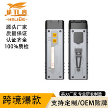 跨境新款多功能照明手電筒 戶外便捷露營燈usb充電磁吸應急手電筒