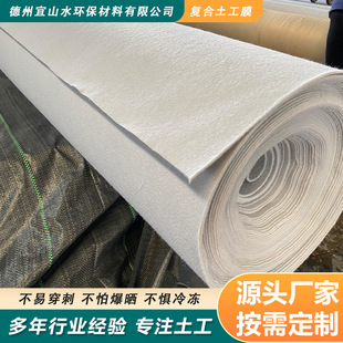 現貨出售hdpe復合土工膜兩布一膜魚塘防滲專用一布一膜復合土工膜