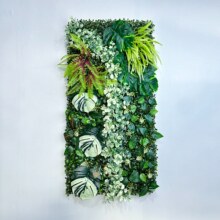跨境人造植物牆仿真綠植裝飾裝飾框假花抗紫外線