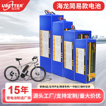 電動車鋰電池36V48V電動山地車自行車海龍款大容量動力鋰電池