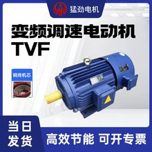 變頻調速電機380v全銅7.5/11/22/55kw低速卧式YVF三相異步電動機